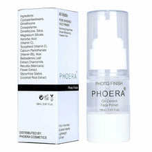 Load image into Gallery viewer, Phoera Face Primer 18ml Full Size Base Liquid Natural All Matte Foundation Pores Invisible Oil-control