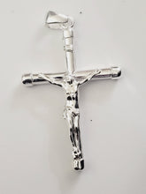 Load image into Gallery viewer, Large Crucifix Cross Pendant Large Real Solid 925 Sterling Silver for Men women Made in Italy Jargod