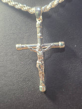 Load image into Gallery viewer, Large Crucifix Cross Pendant Large Real Solid 925 Sterling Silver for Men women Made in Italy Jargod