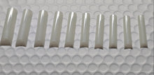 Load image into Gallery viewer, XXL C Curve / Waterpipe / Half Tube Half Cover French Artificial False Nail Tips 100Pc in Bag CHOOSE Clear/ Natural Jargod