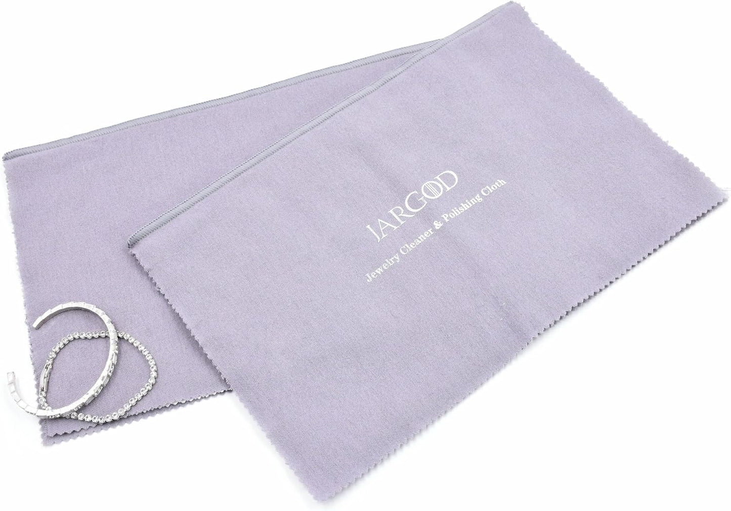 2 pack Jewelry Cleaning and Polishing Cloth made with cotton for Gold, Silver, Platinum Jewelry Xtra Large Pro Size 11" X 14" JARGOD