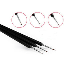 Load image into Gallery viewer, 3PCS Nail Art Pen Liner UV Gel Liner Polish Brush Tool Set Jargod