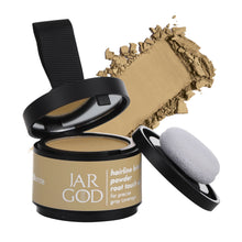 Load image into Gallery viewer, JARGOD Hairline Powder Root Touch-Up Temporary Concealing Powder for Women & Men, Instant Gray Coveragey, 4g