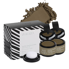 Load image into Gallery viewer, 2 Pack Hairline Powder Root Touch-Up Temporary Concealing Powder for Women & Men, Instant Gray Coveragey, 4g each Jargod