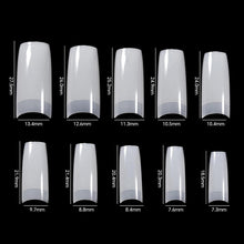 Load image into Gallery viewer, 500pcs French Half cover Artificial False Nail Tips Fake Nails Manicure - Jargod