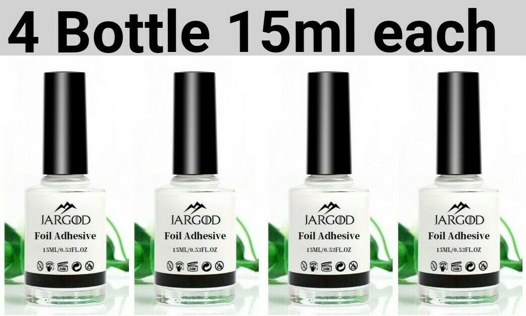 15ML Nail Glue For Transfer Foil Sticker Decals Polish UV Gel Glue Adhesive Jargod