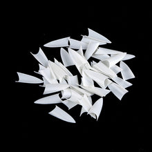 Load image into Gallery viewer, Stiletto French Half nails-jargod