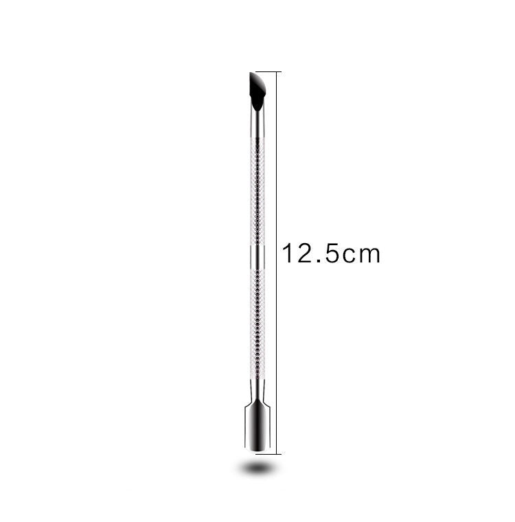 1pc Stainless Steel Cuticle Remover/ Double Sided Finger Dead Skin Push/ Nail Cuticle Pusher Manicure Care Tool Scraper Jargod