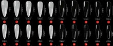 Load image into Gallery viewer, 100pc Long Almond Full Cover Fake Nails False Nail tips Artificial Nails Press on nails CHOOSE Clear/Natural Jargod