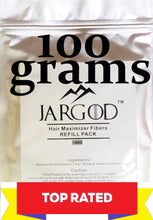 Load image into Gallery viewer, JARGOD 100 Gram Hair Building Fibers - Refill Your Existing Fiber Bottle - Hair Filler Fibers - Hair Loss Concealer For Thinning Hair