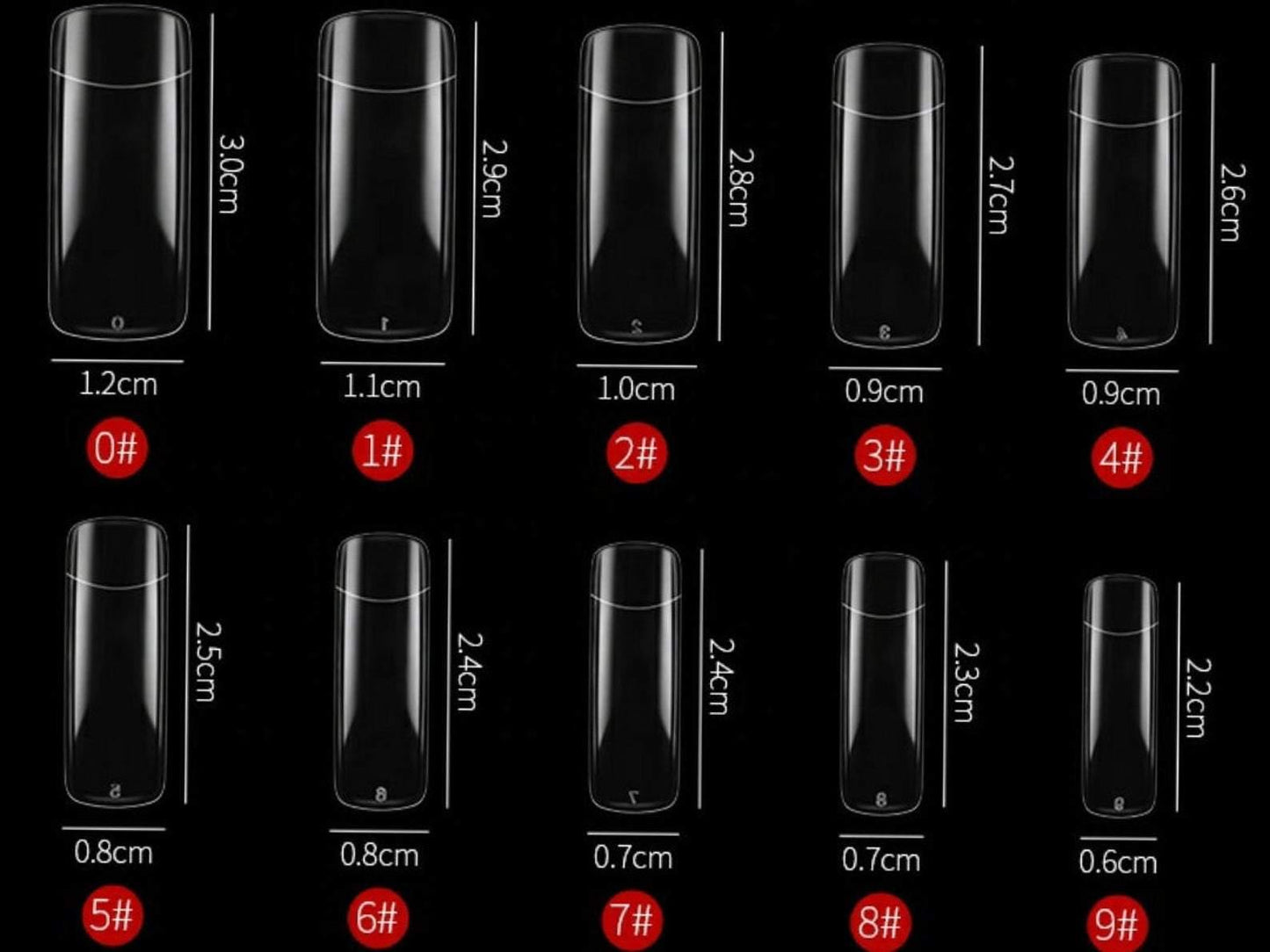 UV Gel Nail Tips 500 Pcs-jargod