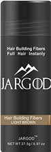 Load image into Gallery viewer, 2 pack Jargod Hair Building Fibers color (Light Brown)  27.5g
