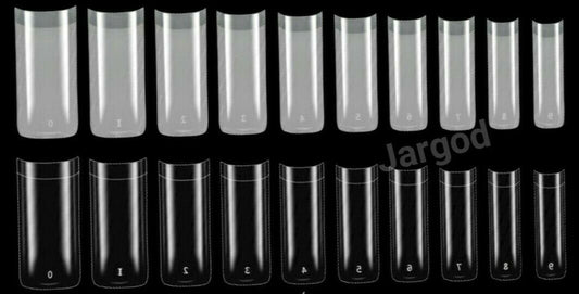 100pcs French Half cover Square Nail Tips Artificial False French Nail Tips Jargod