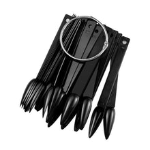 Load image into Gallery viewer, 50 PCS Stiletto French Nail Polish Display Practice Tips Fan Board Style False Nail Art Tools CHOOSE Natural Clear Black Color Jargod