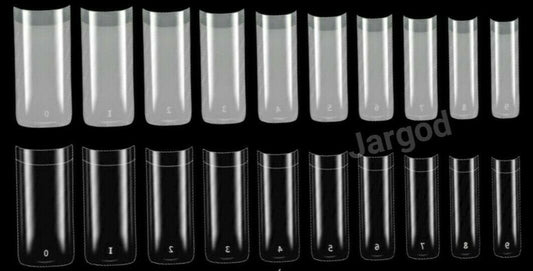500pcs French Square Half cover Square Nail Tips Artificial False Fake Nail Tips Jargod