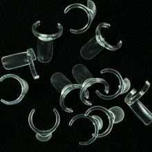 Load image into Gallery viewer, 50 PCS Ring False Nail Art Tools Nail Polish Display Practice Tips Choose Natural/ Clear Jargod