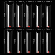 Load image into Gallery viewer, Jargod 500Pcs XXL C Curve Half Cover French Artificial False Nail Tips