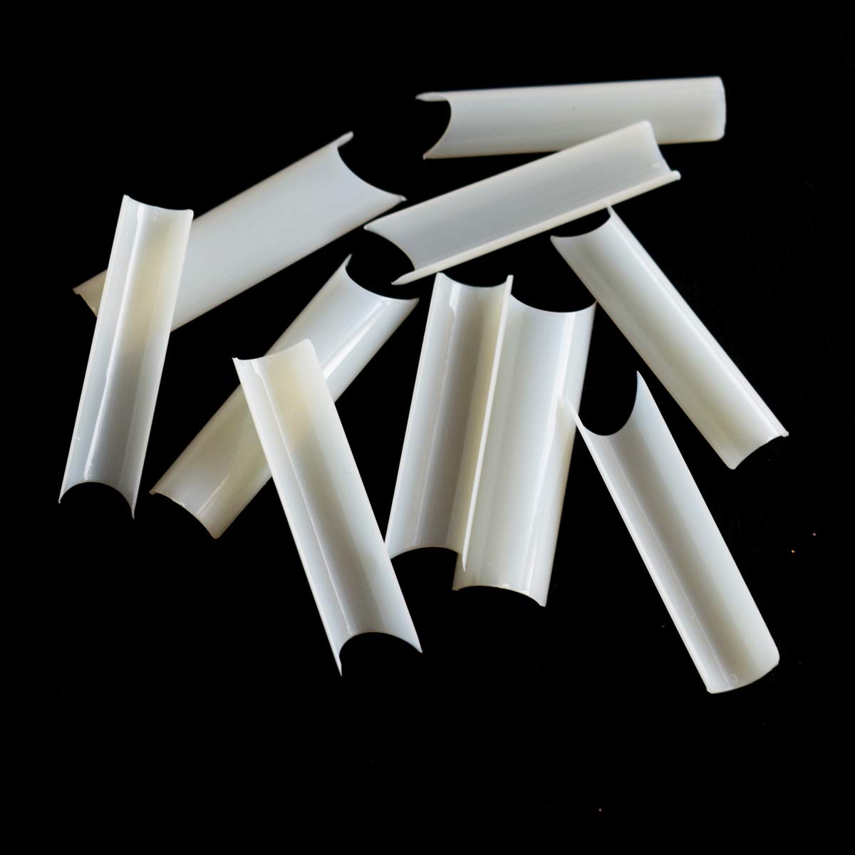 XXL C Curve / waterpipe / Half Tube Half Cover French Artificial False Nail Tips Choose 500pcs Jargod