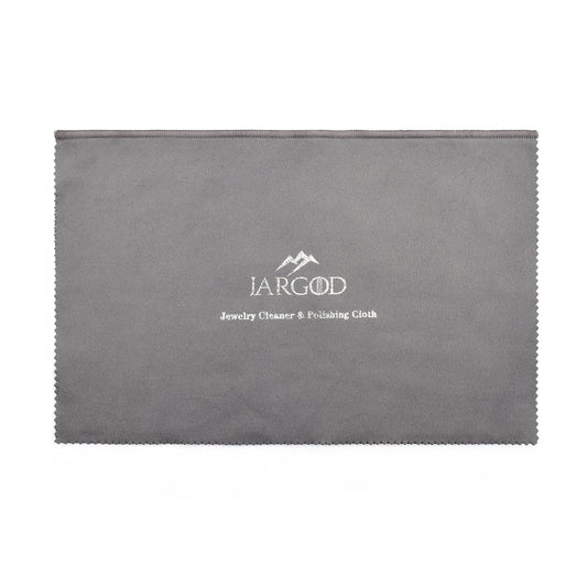 JARGOD Silver Polishing Cloth — Jewelry Tarnish Remover & Cleaner for Gold Silver Platinum, 11x14" Microfiber, Pack of 1