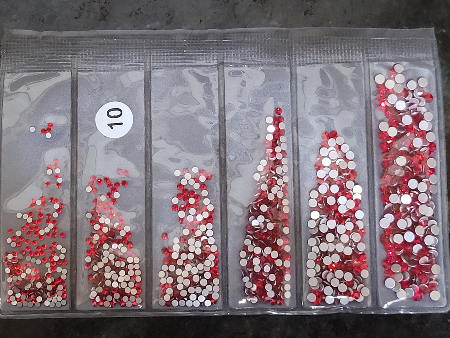 Partition-size 1440pcs Nail Art Rhinestones Crystals Strass For Nails Decoration 1440 Pcs SS4 SS6 SS8 SS10 SS12 SS16 by jargod