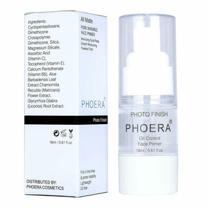 Phoera Face Primer 18ml Full Size Base Liquid Natural All Matte Foundation Pores Invisible Oil-control