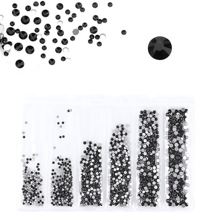 Partition-size 1440pcs Nail Art Rhinestones Crystals Strass For Nails Decoration 1440 Pcs SS4 SS6 SS8 SS10 SS12 SS16 by jargod