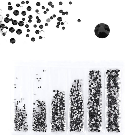 Partition-size 1440pcs Nail Art Rhinestones Crystals Strass For Nails Decoration 1440 Pcs SS4 SS6 SS8 SS10 SS12 SS16 by jargod
