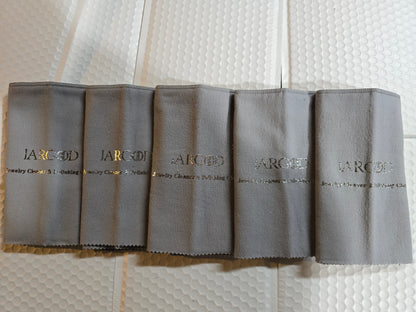 Jewelry Cleaning Polishing Cloth Cleaning 11" X 14" Xtra Large pro Size Cleaning Cloth for Gold, Silver, and Platinum Jewelry.(Pack of 5pcs) Cotton Jargod