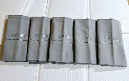 Jewelry Cleaning Polishing Cloth Cleaning 11" X 14" Xtra Large pro Size Cleaning Cloth for Gold, Silver, and Platinum Jewelry.(Pack of 5pcs) Cotton Jargod