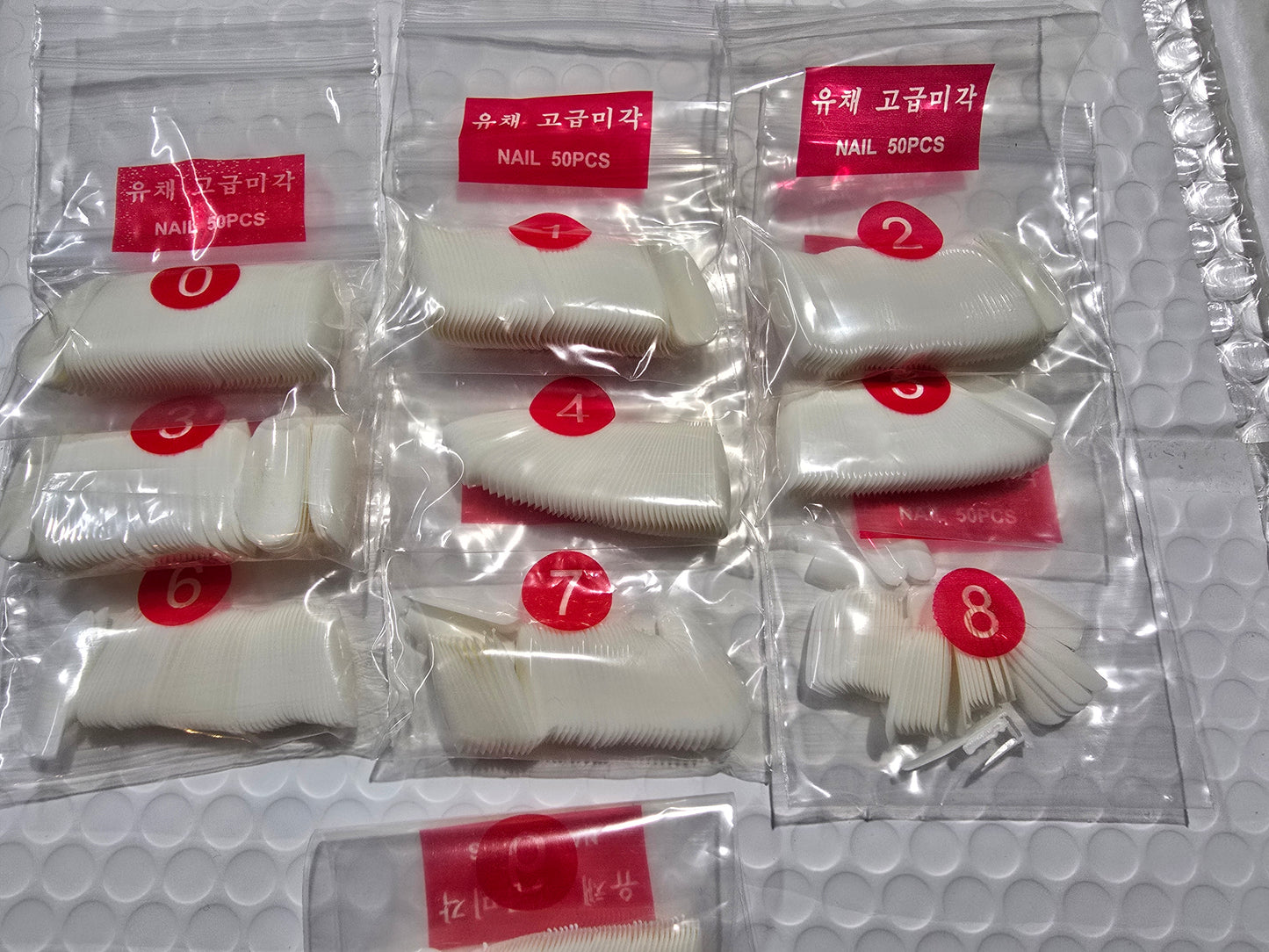 Long Oval Full Cover Nails Artificial False Nail Tips Color White 500Pcs  Jargod
