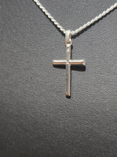 Load image into Gallery viewer, Cross Pendant (small) Real Solid 925 Sterling Silver Men women Made in Italy Jargod
