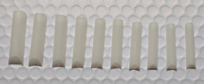 XXL C Curve  / Waterpipe / Half Tube Half Cover French Artificial False Nail Tips 100Pc in Bag CHOOSE Clear/ Natural Jargod