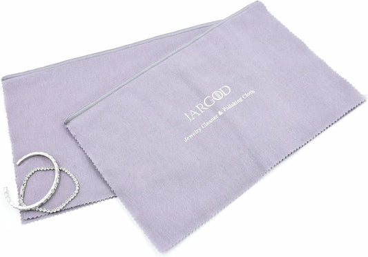 2 pack Jewelry Cleaning and Polishing Cloth made with cotton for Gold, Silver, Platinum Jewelry Xtra Large Pro Size 11" X 14" JARGOD