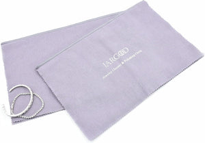 JARGOD  2 pack Jewelry Cleaning and Polishing Cloth made with cotton for Gold, Silver, Platinum Jewelry Xtra Large Pro Size 11" X 14"