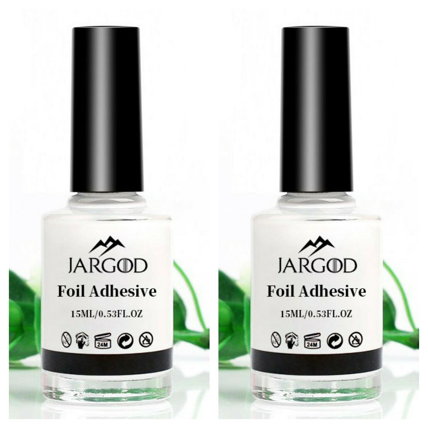 15ML Nail Glue For Transfer Foil Sticker Decals Polish UV Gel Glue Adhesive Jargod