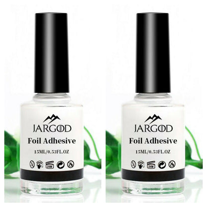15ML Nail Glue For Transfer Foil Sticker Decals Polish UV Gel Glue Adhesive Jargod
