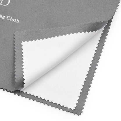 JARGOD Silver Polishing Cloth — Jewelry Tarnish Remover & Cleaner for Gold Silver Platinum, 11x14" Microfiber, Pack of 1