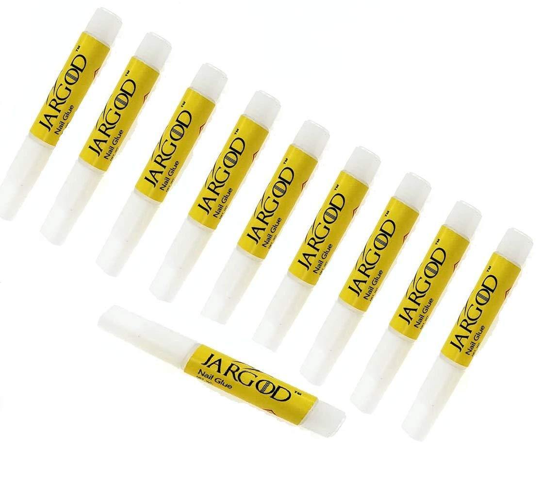 Jargod Nail glue for Artificial Nails & Nail Tips 10 pcs