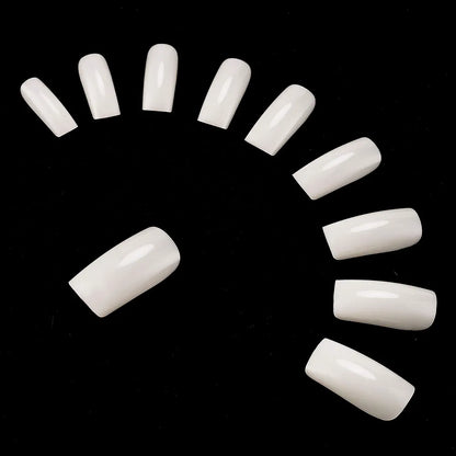 Full Cover Nail Tips Long Square Fake Nails Tips | Fake Nails | False Nails | Press On Nails | Nail Supplies CHOOSE 500 pcs Jargod