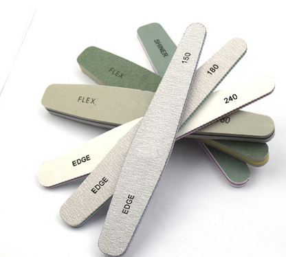6 pcs Set Manicure Nail File Emery Boards Buffer Shiner Files Double Sided  Jargod