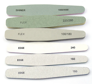 6 pcs Set Manicure Nail File Emery Boards Buffer Shiner Files Double Sided  Jargod