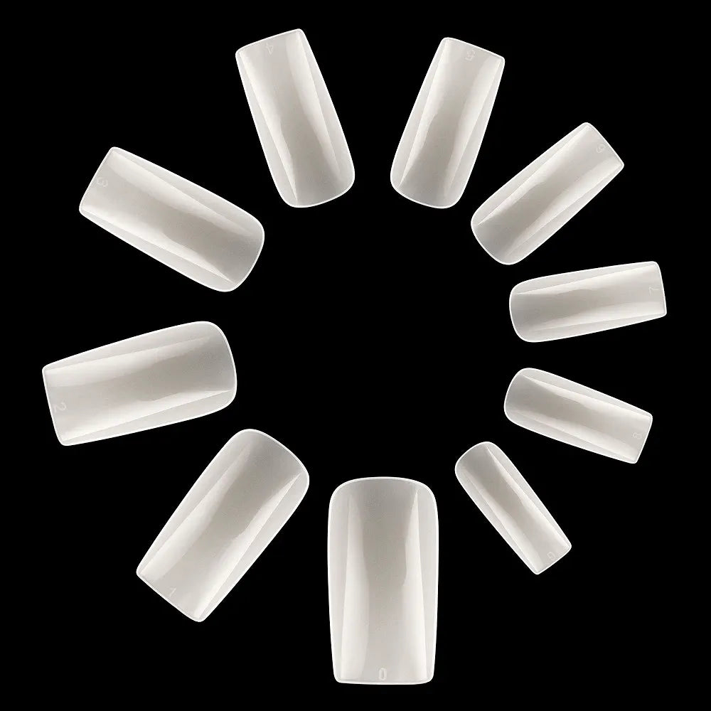 Full Cover Nail Tips Long Square Fake Nails Tips | Fake Nails | False Nails | Press On Nails | Nail Supplies CHOOSE 100 pcs Jargod
