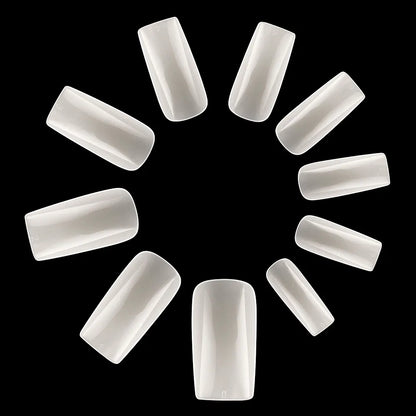 Full Cover Nail Tips Long Square Fake Nails Tips | Fake Nails | False Nails | Press On Nails | Nail Supplies CHOOSE 100 pcs Jargod