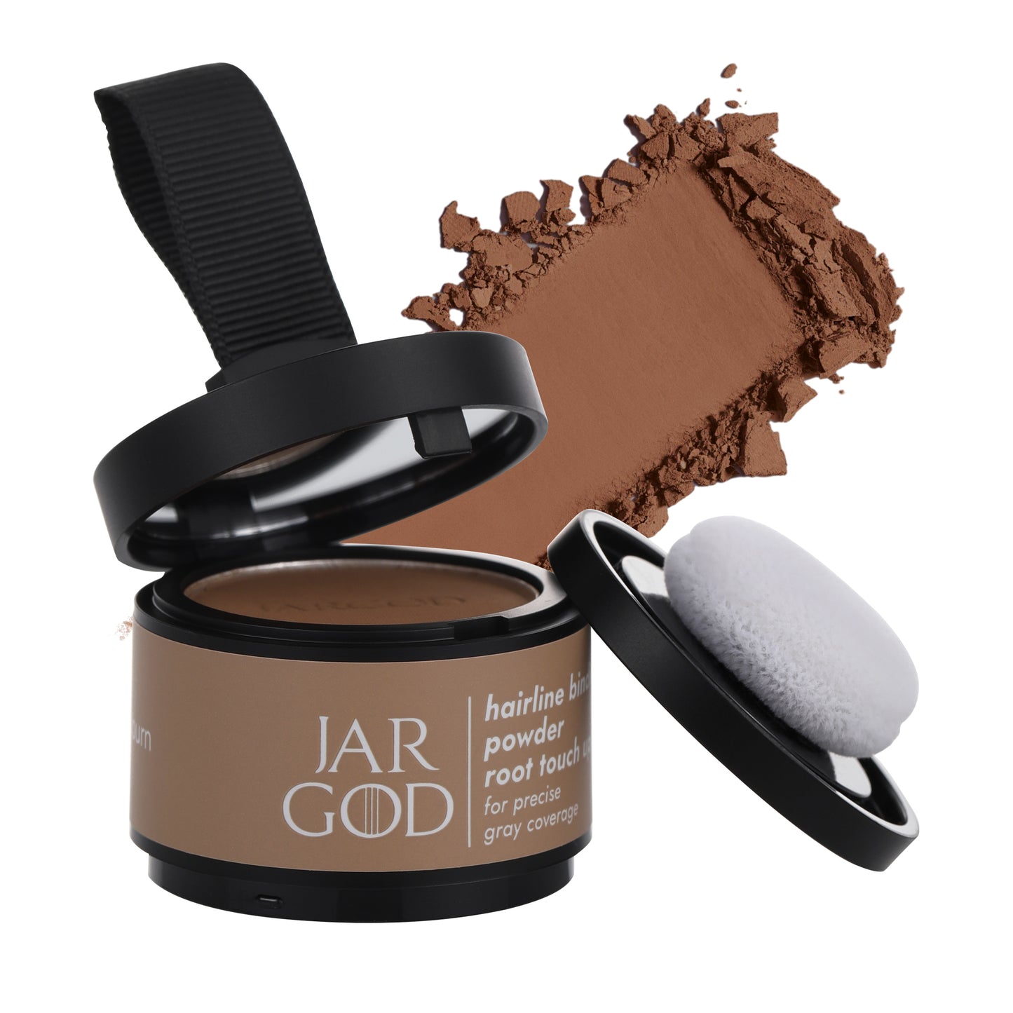Hairline Powder Root Touch-Up Temporary Concealing Powder for Women & Men, Instant Gray Coveragey, 4g by Jargod