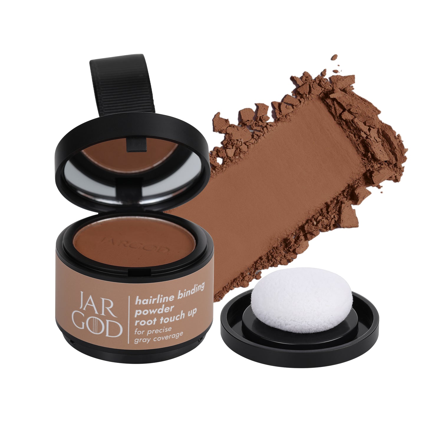 Hairline Powder Root Touch-Up Temporary Concealing Powder for Women & Men, Instant Gray Coveragey, 4g by Jargod