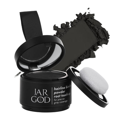 Hairline Powder Root Touch-Up Temporary Concealing Powder for Women & Men, Instant Gray Coveragey, 4g by Jargod