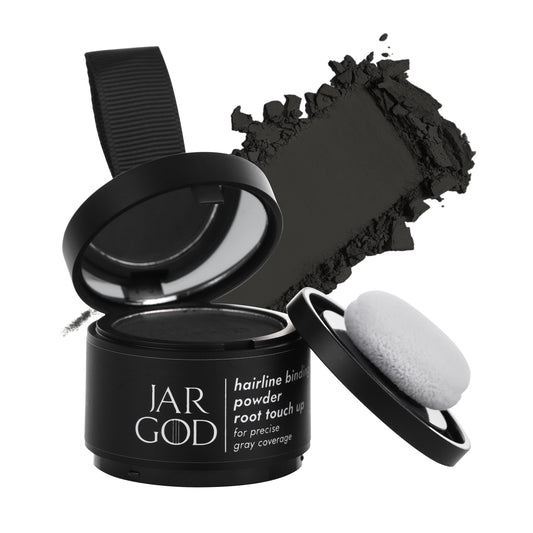 Hairline Powder Root Touch-Up Temporary Concealing Powder for Women & Men, Instant Gray Coveragey, 4g by Jargod