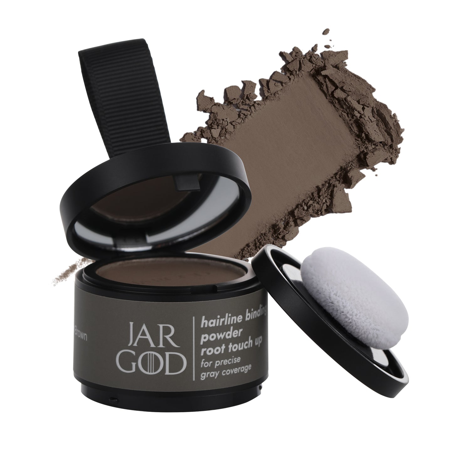 Hairline Powder Root Touch-Up Temporary Concealing Powder for Women & Men, Instant Gray Coveragey, 4g by Jargod
