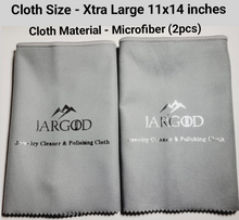Load image into Gallery viewer, Jewelry Cleaning Polishing Cloth Cleaning 11&quot; X 14&quot; Xtra Large pro Size Cleaning Cloth for Gold, Silver, and Platinum Jewelry.(Pack of 2pcs) Microfiber Jargod
