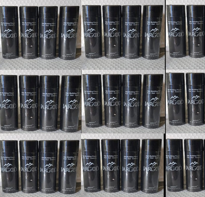 30 Bottle Full Case Black Hair Building Fibers for Instant Volume and Thicker Fuller Hair Large 27.5g ( Pack of 30 Bottles ) Hair Fibers for Women and Men Jargod